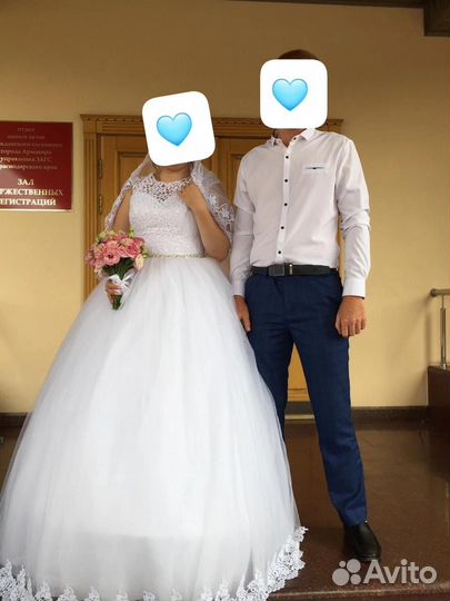 Свадебное платье 48 52
