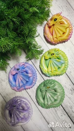 Мыло ручной работы - дракон символ 2024