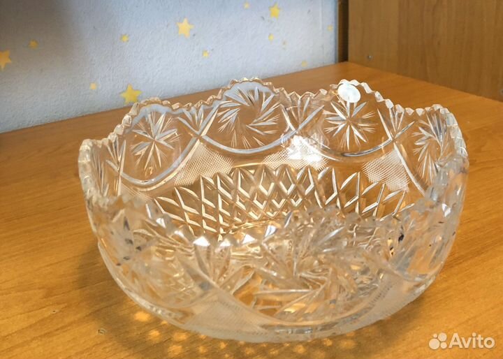 Салатник хрустальный