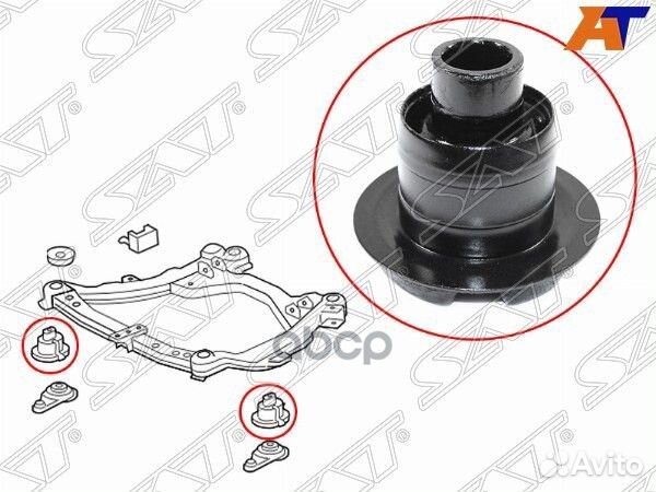 Сайлентблок подрамника передний toyota camry 06