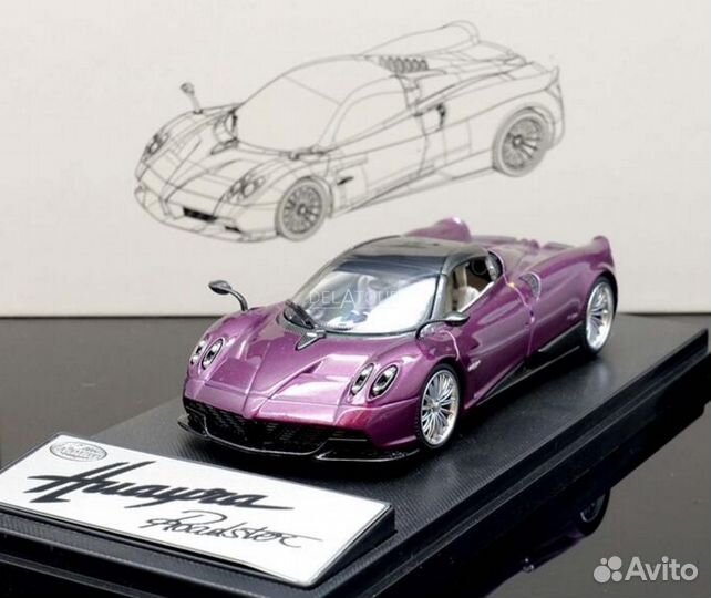 Модели LCD 1:64 (Pagani, Honda)