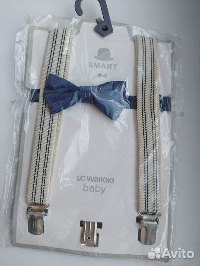 Новые подтяжки и бабочка Waikiki, 1-3 года