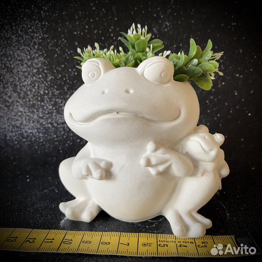 Кашпо кролик,слон,лягушка.сова карандашница