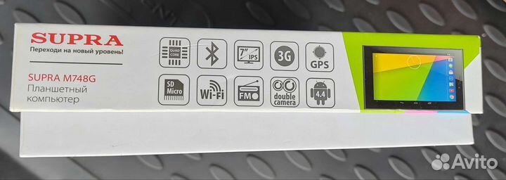Планшет Supra M748G 8 гб 3G 7