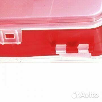 Коробочка для оснастки двухсторонняя (красная) Hel