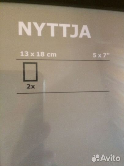 Рамки для фото и постеров икеа 2 штуки