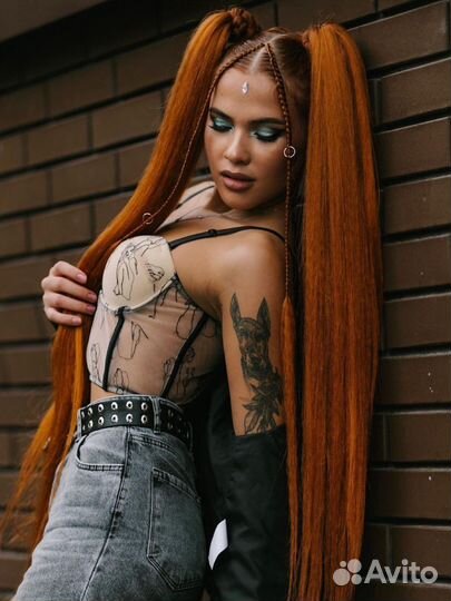 Хвост на резинке, накладной хвост, хвост шиньон