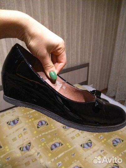 Туфли кожаные