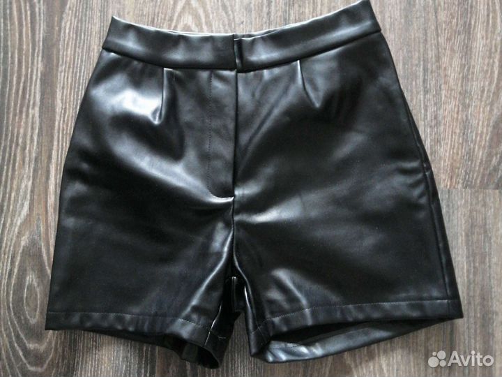 Шорты кожаные