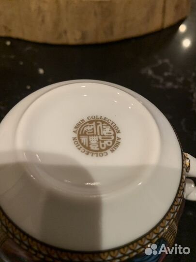 Фарфоровая чайная пара