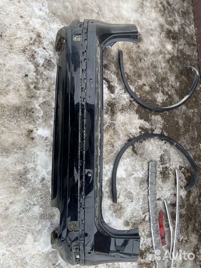 Задний бампер на volkswagen touareg 2