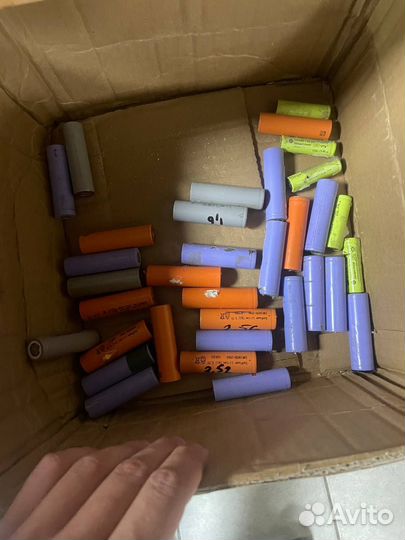 Бесплатно бу акб 18650 разной емкости