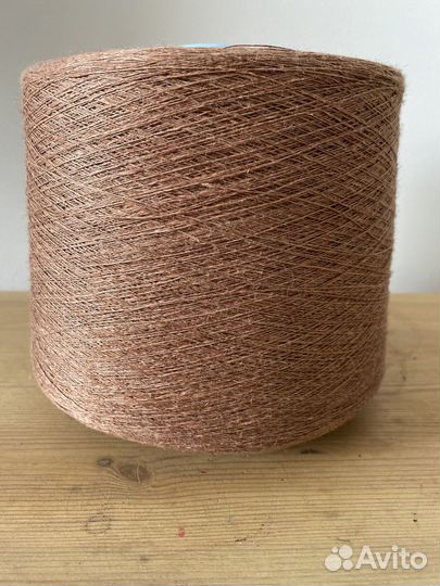 Итальянская пряжа на бобинах Лен 100