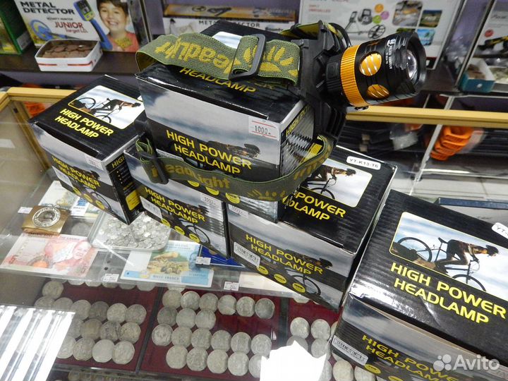 Поиск монет - фонарь аккумулятор зарядка в Твери