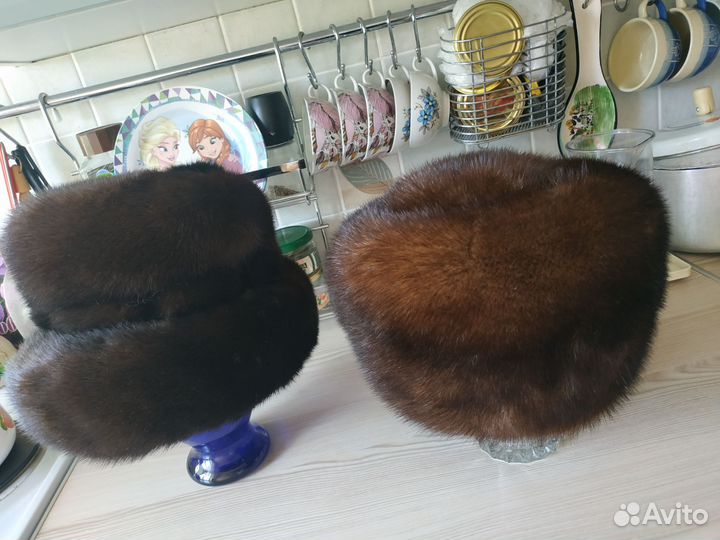 Кепка ангора Шапка норковая мутон