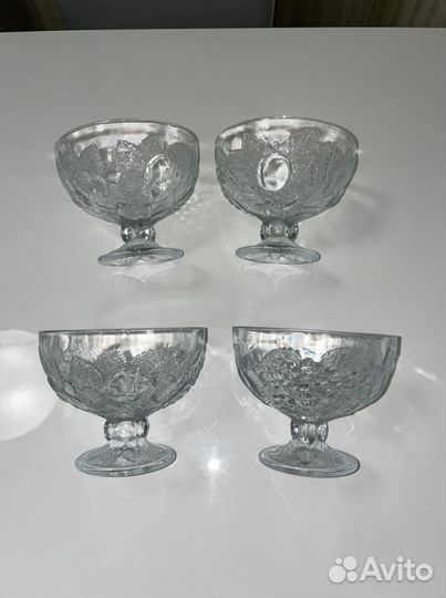 4 креманки фруктовницы салатницы