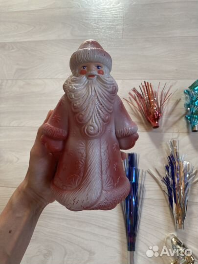 Дед мороз СССР ёлочные игрушки советские