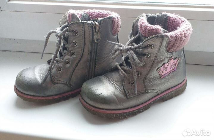 Демисезонные ботинки 26 для девочки