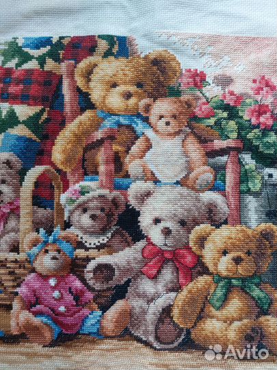 Готовая вышивка крестом dimensions Teddy 35115