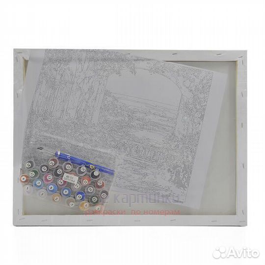 Картина по номерам 40x50 Яркий тигр