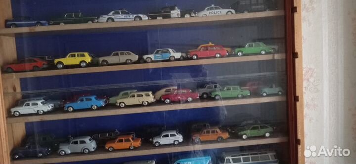Коллекция машинок СССР и современные 1:43 масштаб