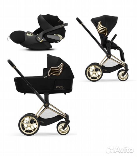 Коляска Cybex Priam Wings by Jeremy Scott (3-в-1)