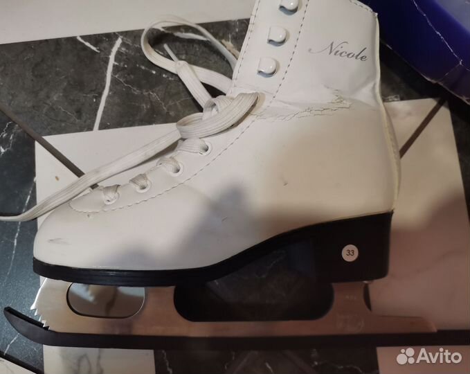 Коньки фигурные детские 33 размер