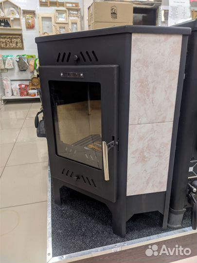 Печь камин угловая