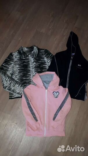 Большой пакет одежды на девочку