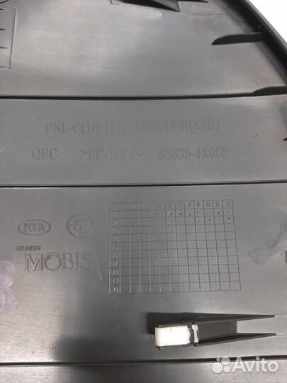 Накладка на щиток приборов Kia Rio 3. седан 1.6