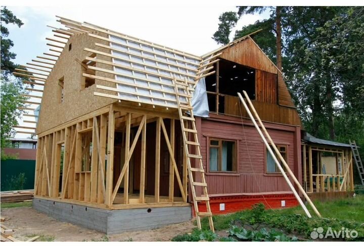 Крыша кровельные работы строительство