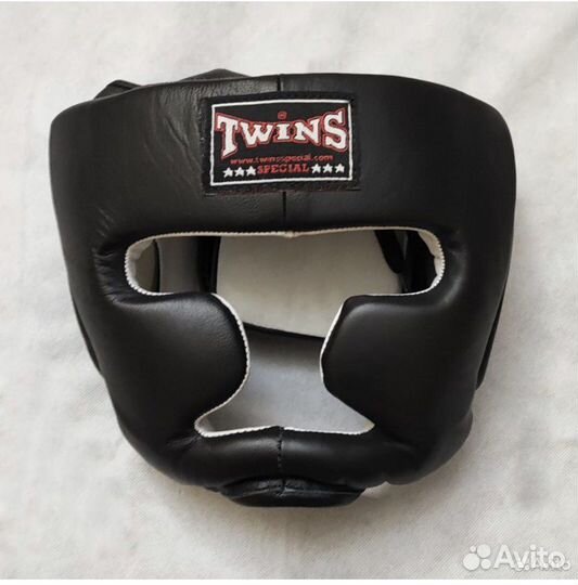 Шлем для бокса Twins Твинс мма кожа