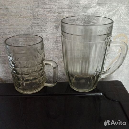 Кружка пивная 0.5л 72 г. и 0,25 л 83 г СССР