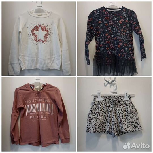 Пакет вещей для девочки 116-128-134 см