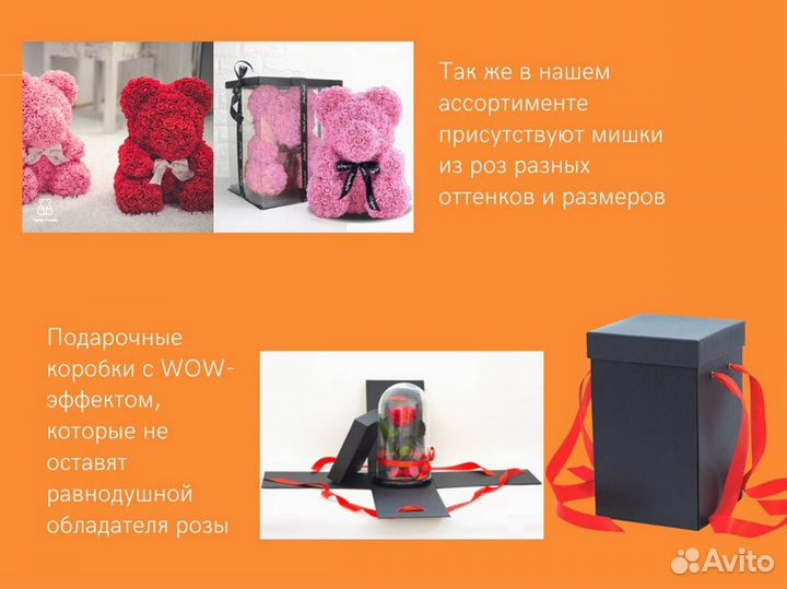 Вечная роза в колбе