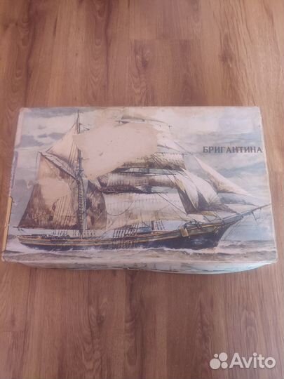 Модель корабля Бригантина