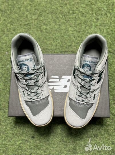 New balance 550 серые cordura