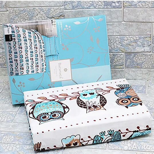 Комплект постельное о белья 1.5 совы