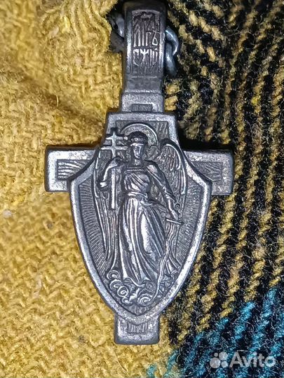 Подвеска архангел крест 925 серебро