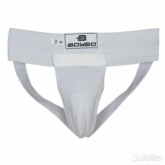 Защита паха BoyBo белый х/б (р. 2XS)