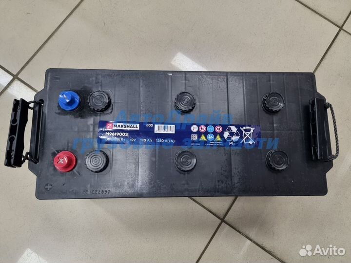 Аккумулятор Marshall 190Ah 1200A