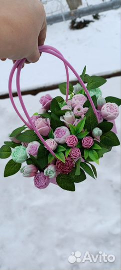 Мыло ручной работы букеты 8 марта