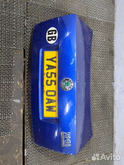 Подсветка номера Skoda SuperB, 2005