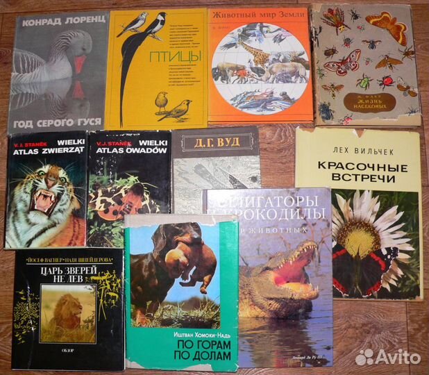 Книги о животных и природе