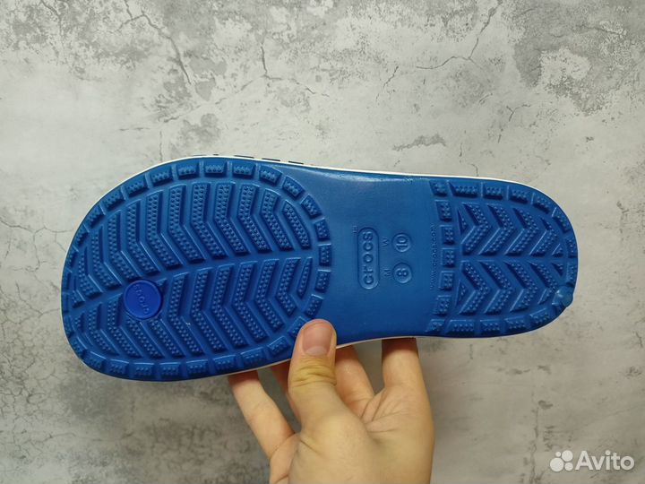 Шлепанцы Crocs blue вьетнамки