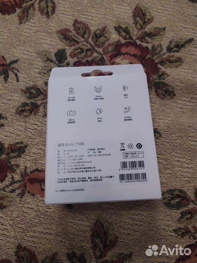 Беспроводные наушники realme buds t100