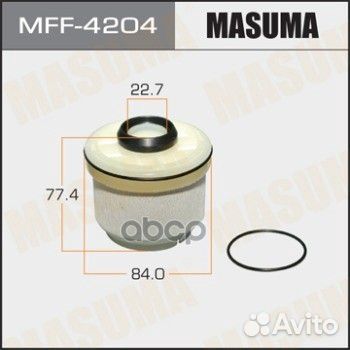 MFF-4204 фильтр топливный Masuma (вставка F-1