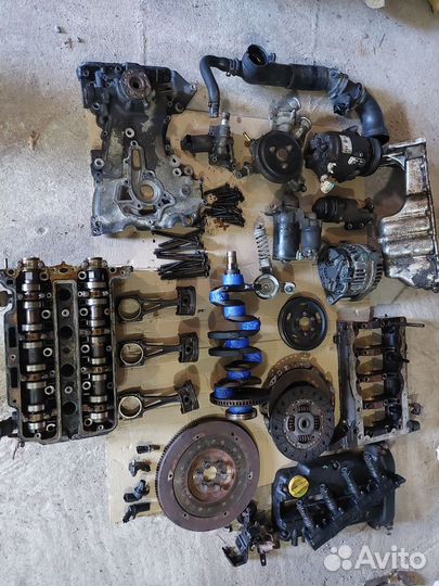 Продаю Опель корса 1.4 двигатель в разборе