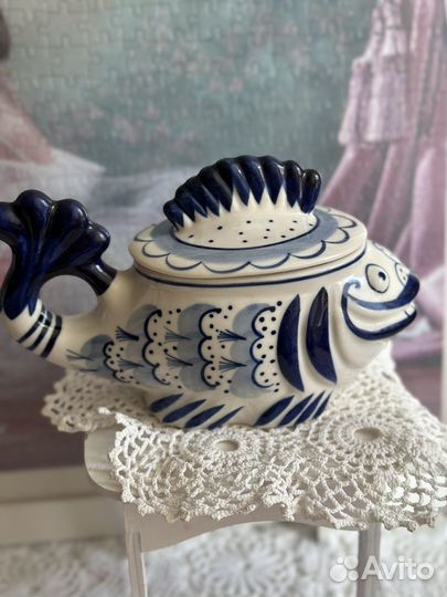 Рыба икорница (гжель)