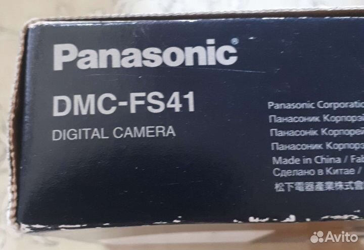 Фотоаппарат panasonic lumix dmc-fs41